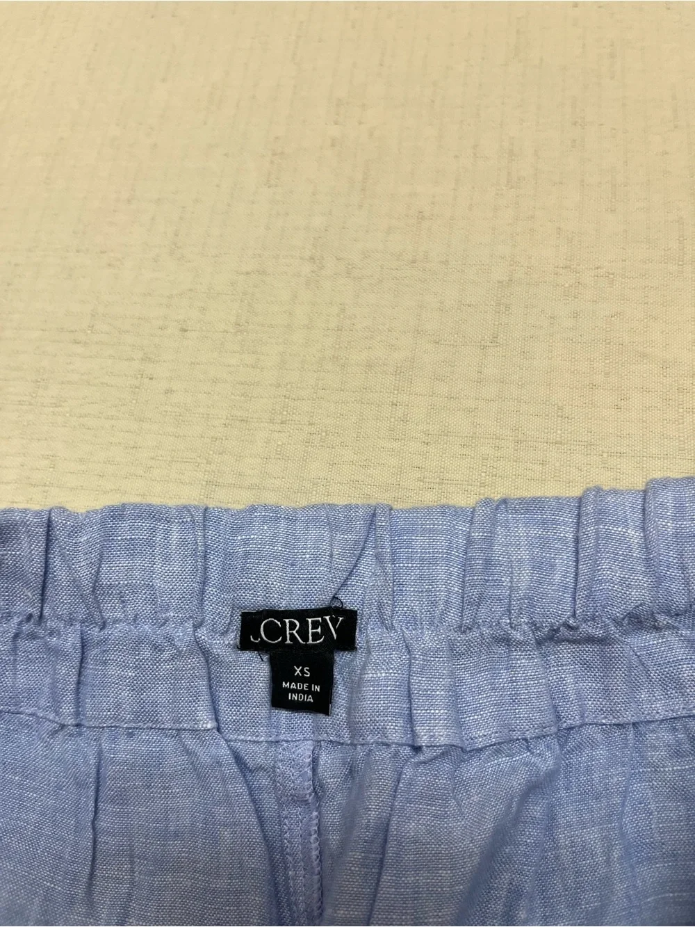 J. Crew XS french blue linen tropez shorts